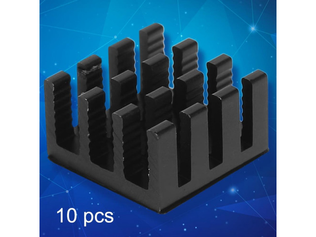 10pcs 14x14x8mm Aluminum Heatsink Radiator for Electronic Chip LED RAM- Cooler