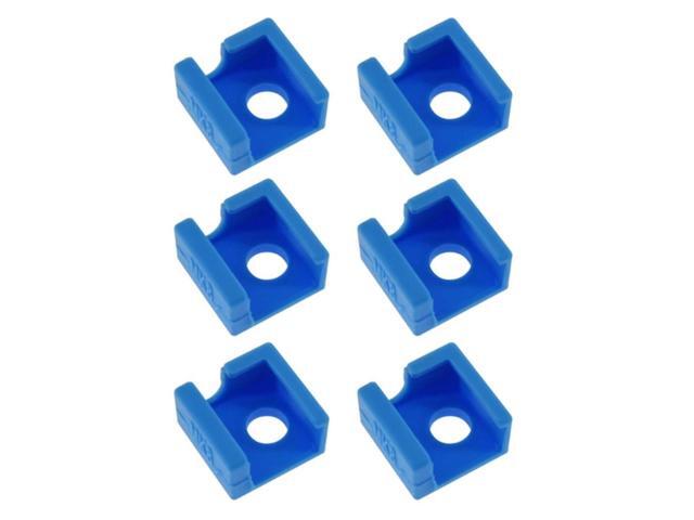 6pcs Printer Silicone Sock For MK7 MK8 MK10 Aluminum Block J-head Hotend Extruder Heater Block Cover Hotend for CR-10