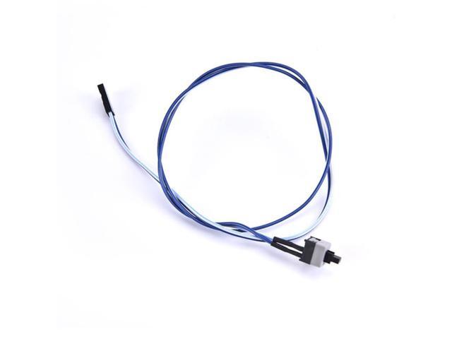 5PCs 2-pin SW PC Power Cord Switch Button ATX Host Switch Cord 22-inch Computer Power Cord Chassis Switch Cable Power Cable