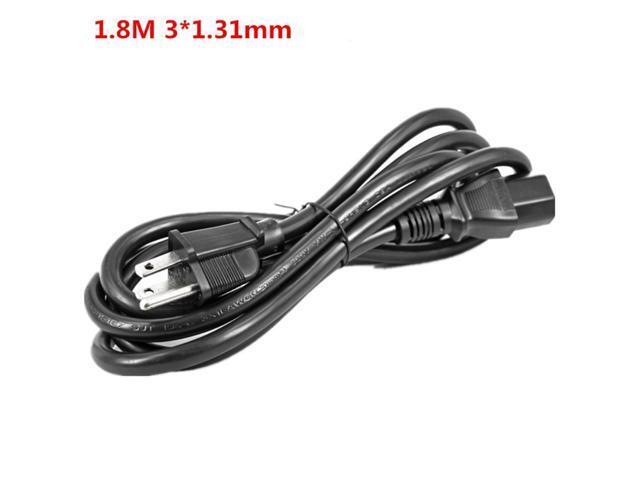 US Power cable American Power cord 3*1.31 square copper core 1.8M computer cable AC Adapters Notebook PDU/UPS Extension Cable