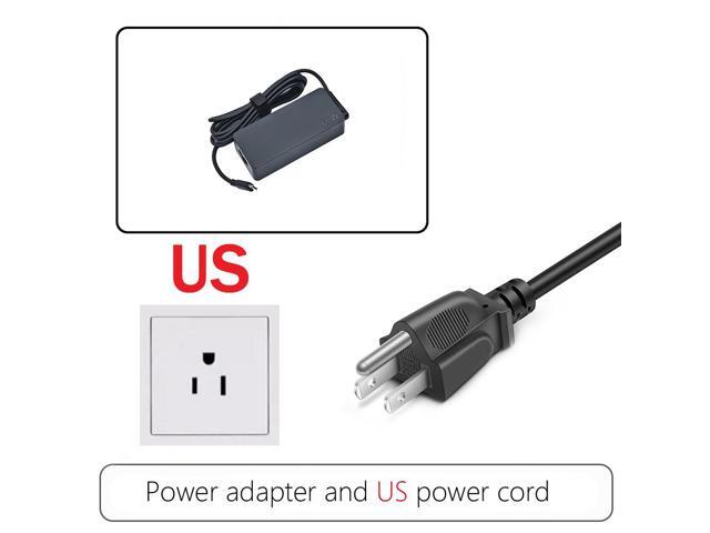 No Sew 20V 3.25A 65W USB Type-C AC Laptop Power Adapter Charger For X1 Carbon X270 X280 T580 P51 P52s E480 E470 S2