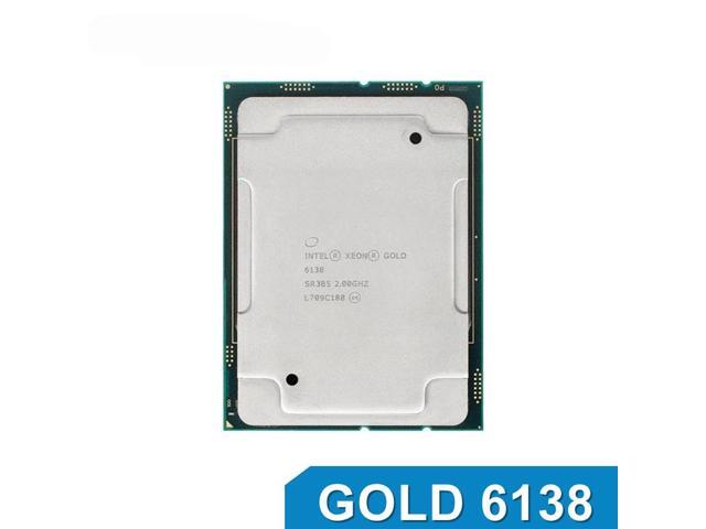 Gold 6138 2.0GHz 20-s 40-Thread 125W LGA 3647