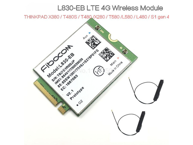 for L830-EB For X380 / T480S / T480 / X280 / T580 / L580 / L480 / S1 gen 4LTE 4G