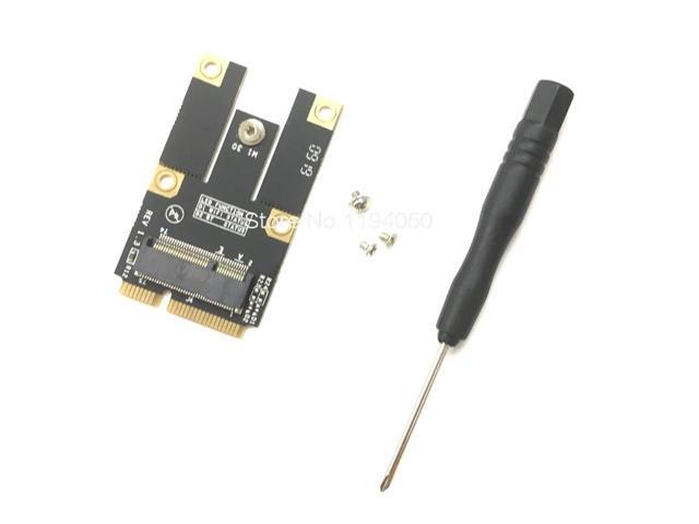 NGFF M.2 Key E Wifi Bluetooth Card to Mini PCI-E Converter Adapter for 7265 8265 9260 AX411 AX200 BE200 MT7925 QCNQM865 MT7921