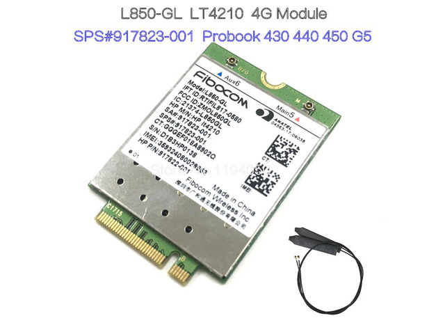 for L850-GL LT4210 SPS#917823-001 for ProBook 430 440 450 G5 Notebook FDD-LTE TD