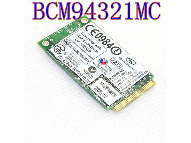 BCM94321MC BCM4321 Draft 802.11n WLAN Wireless Dual Band PCI-e Card 270Mbps