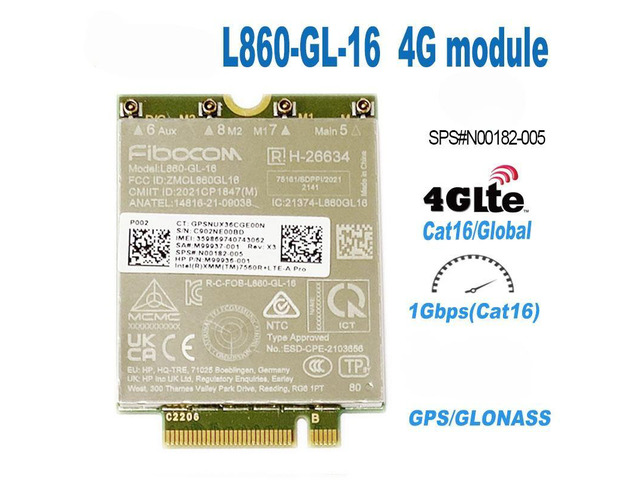 L860-GL-16 LTE CAT16 module for 4G 5G module L860 GL 16 SPS: M52040-005 For 835 865 G9 x360 830 K445 K650 EliteBook860