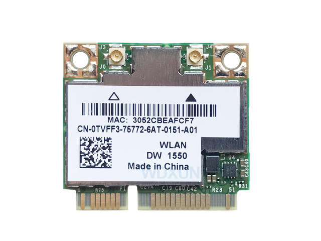for BCM94352HMB DW1550 WiFi card + Bluetooth 4.0 867Mbps WLAN Wireless-AC 867Mbps 802.11ac PCI-E 2.4GHz 5GHz