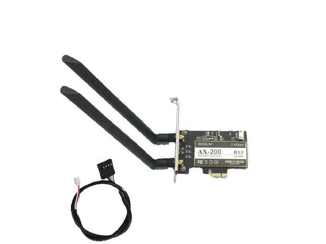 Wireless AX200 Desktop for AX200NGW Wi-Fi 6 Bluetooth 5.0 Dual Band 2400Mbps PCI