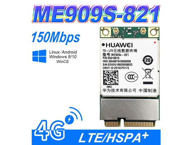 ME909S-821 Mini PCIE LTE TDD/FDD 4G Module For M2M Application Genuine Emax Stock Free Ship