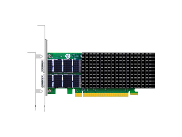 2-Port 200Gb QSFP56 Card, Mellanox ConnectX-6, PCIe 4.0 X16, RDMA
