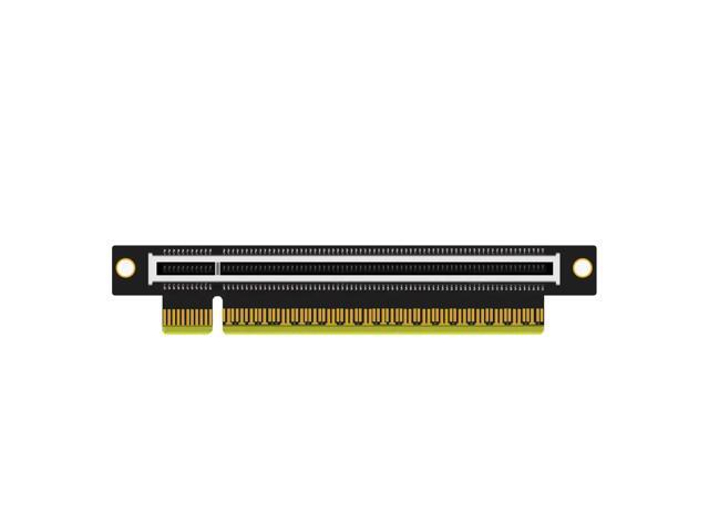 PCIe 5.0 X16 Riser Adapter, Left Angle, Low-Profile for 1U/2U
