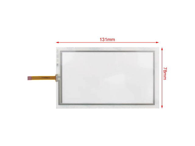 CH240128B 4-Wire 131*78mm,Resistive Touch Screen Sensor Glass Panel
