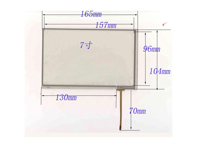 LMS700KF01 7' 16:9 165X104mm,Glass Panel Touch Screen