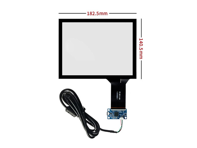 8 Inch 182X140mm Capacitive Touch Screen,USB Control Card Set Cable Plug And Play