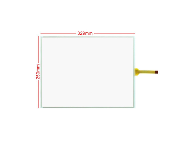 15 inch G-34 329*250mm Industrial Touch Screen Eight lines Digitizer Replacement 8-Wire