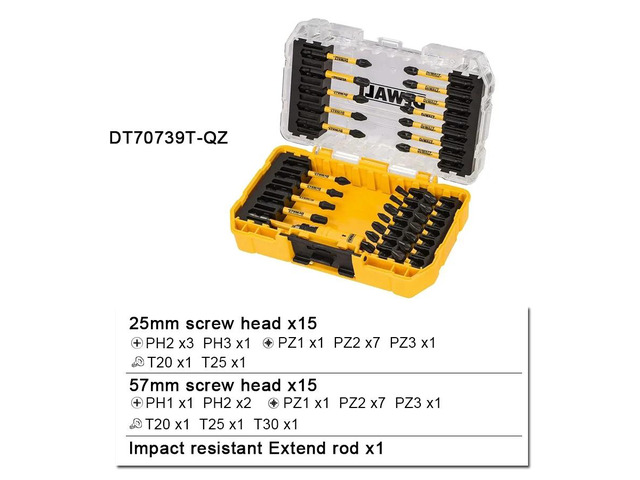 31-Piece Screw Driving Set/Screwdriver Bit Set Drill Bits Package Wood/Metal Pow
