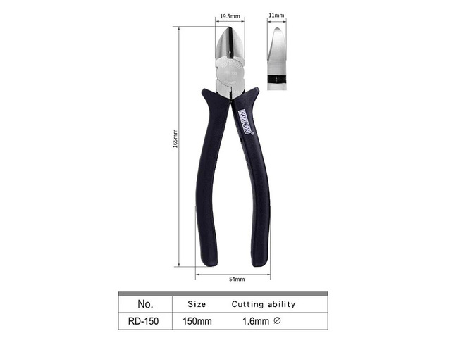 Tools Diagonal Cutting Pliers Electrical Wire Cutter Cable Burrs Nipper For Elec