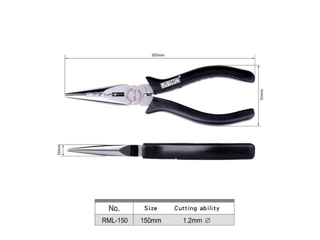 RML-150 Diagonal Multipurpose Long Nose Pliers Electrician Needle Nose Plier