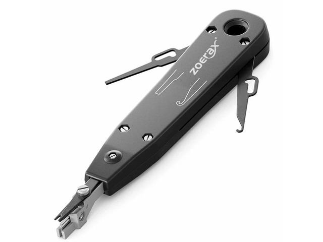 Multifunction Krone Punch Down Tool,Type IDC/Network Wire Cat5 Cat6 & Telephone 