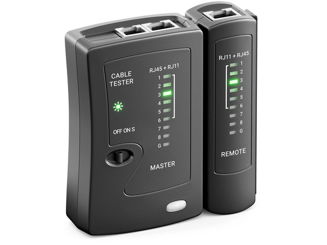 Network Ethernet Cable Tester for LAN RJ45 Cat5 Cat5e Cat6 Cat6a Cat7 UTP/Shield