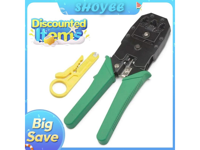 RJ45 Crimper RJ11 RJ45 Crimping Tool Ethernet Network LAN Cable Crimper Cutter S