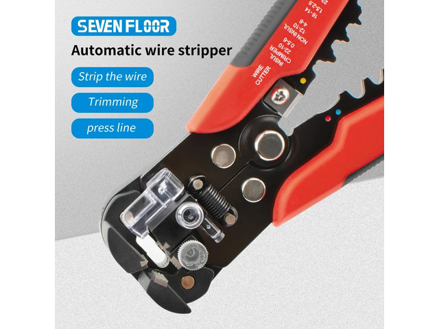 Professional Electrician Wire Pliers Cable Wire Stripper Cutter Crimper Automati