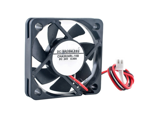 CHA5024RL-10B 50mm 50x50x10mm DC24V 0.06A 2Pin Axial Flow Cooling Fan for Power