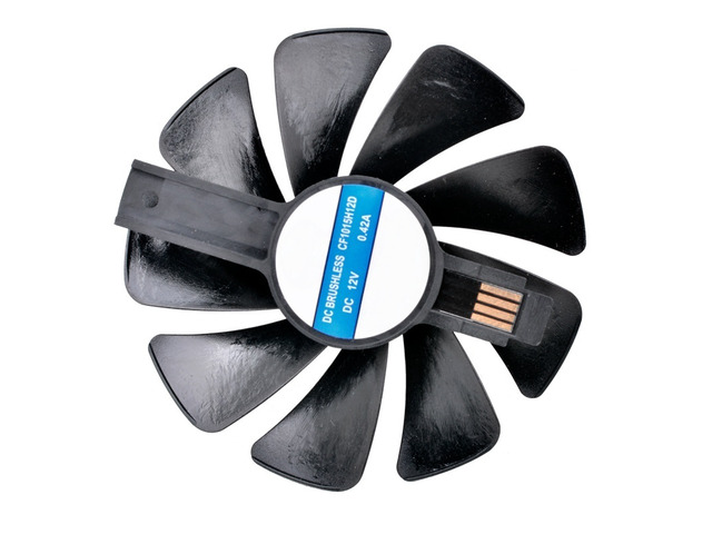 CF1015H12D FD10015M12D GPU Cooler Fan for RX 590 580 480 470 570 RX470 RX590 RX5