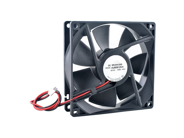 AUB0912VH 92mm 92x92x25mm DC12V 0.60A 2Lines High Wind Flow Cooling Fan for Chas