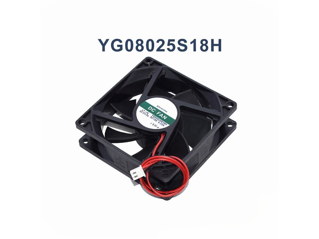 YG08025S18H 18V 0.20A 80mm 8025 80x80x25mm Drying Machine Cooling Fan