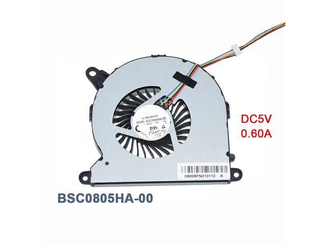 BSC0805HA-00 DC5V 0.60A 1Z24L9R 4Pin CPU Cooling Fan for NUC8I7BEH NUC8 I3 I5 I7