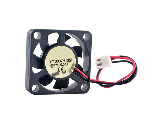 Y-Y 3007H12S 30mm 30x30x7mm DC12V 0.04A Ultra-Quiet Cooling Fan for Raspberry Pi
