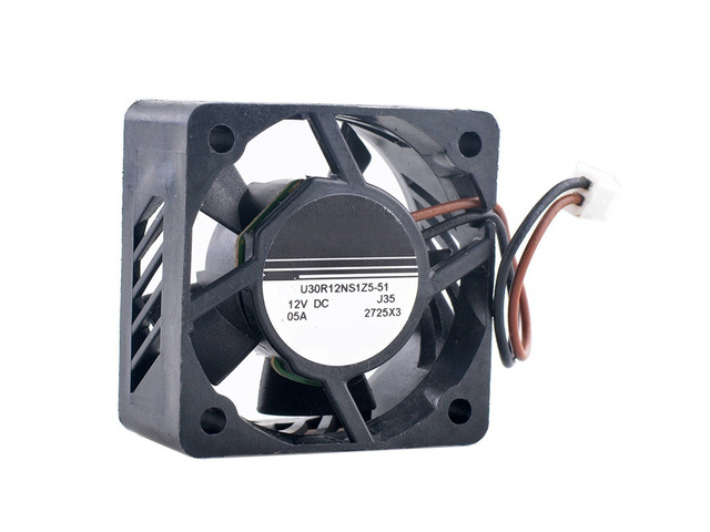 U30R12NS1Z5-51 30mm 30x30x15mm DC12V 0.05A 2Pin Micro Cooling Fan for Printer Po