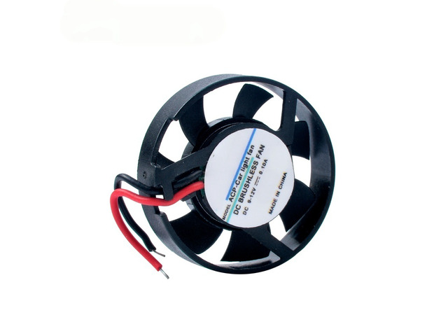 9V 12V 30mm 30x30x7mm Ultra-Thin Circular Mini Cooling Fan for LED Car Lights