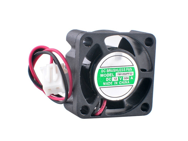 YM1202PFS2 25mm 25x25x10mm DC12V 0.04A Mini Cooling Fan for Printer Routers