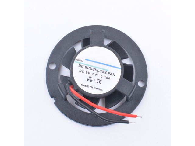 LED Car Light Motorcycle Lighting Cooling Fan 6V 9V 12V Mounting Hole 32mm Diame