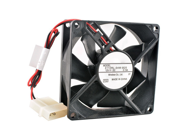 3110RL-04W-B20 80mm 80x80x25mm DC12V 0.13A Dual Ball Bearing Axial Flow Fan Cool