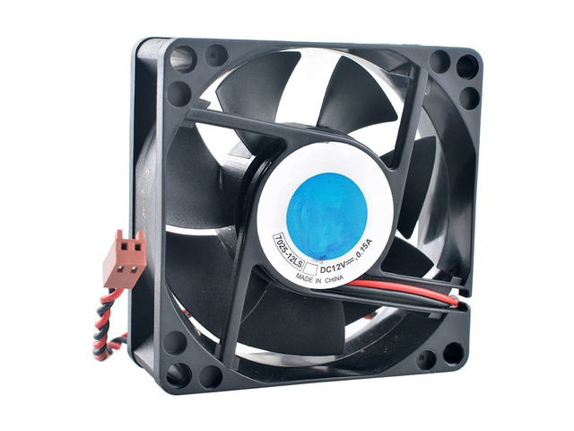 7025-12LS 70mm 7025 70x70x25mm DC12V 0.15A 2Pin Cooling Fan for Chassis CPU Powe