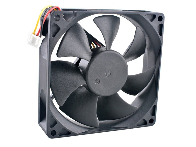 AD0912LB-A76GL 92mm 92x92x25mm Double Ball Bearing Computer Case Fan DC12V 0.13A