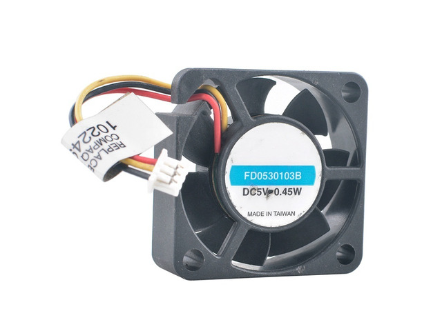 FD0530103B 30mm 30x30x10mm DC5V 0.45W 3Pin Ball Bearing Micro Cooling Fan for Pr