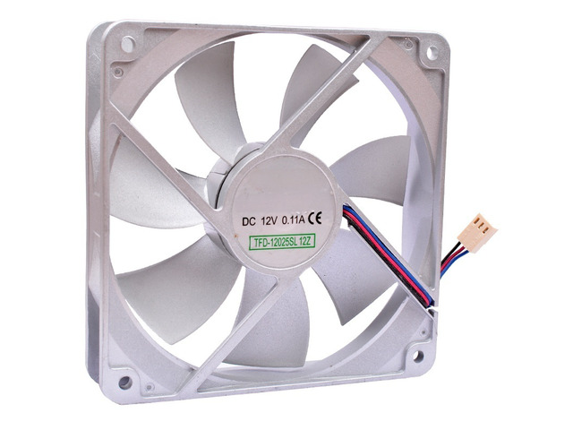 12025 120mm 120x120x25mm 12V 0.11A 3Lines Speed Monitoring Quiet Cooling Fan for