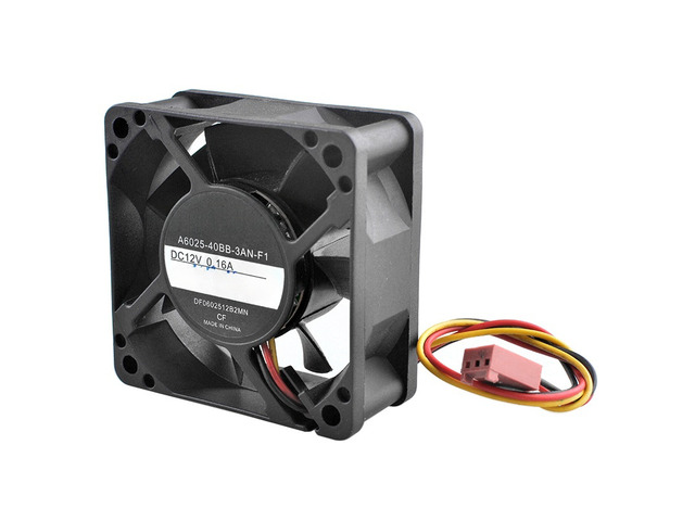 Quiet Cooling Fan 60mm 60x60x25mm DC12V 0.16A 3Pin for Chassis CPU Power Supply