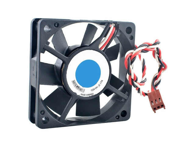 6015-12HB 60mm 60x60x15mm DC12V 0.17A 3Pin Dual Ball Bearing Cooling Fan for Cha
