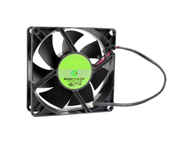 MGA8012LS-A25 80mm 80x80x25mm DC12V 0.12A 2Pin Cooling Fan for Chassis Power Sup