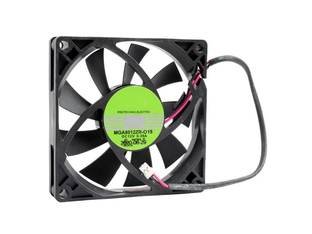 MGA8012ZR-O15 80mm 80x80x15mm DC12V 0.35A 2Lines 43.61CFM 39.7dBA 4000RPM High S