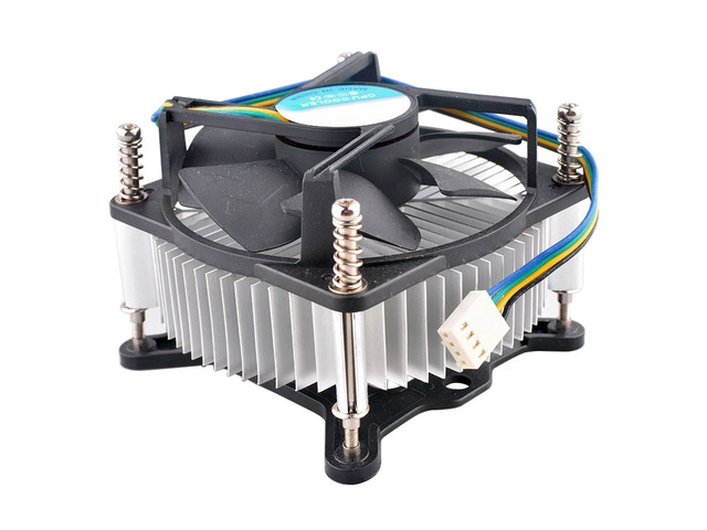 1200-2500RPM DC12V 4Pin Aluminum Cooler Cooling Fan for 1U Server CPU LGA 1150 1