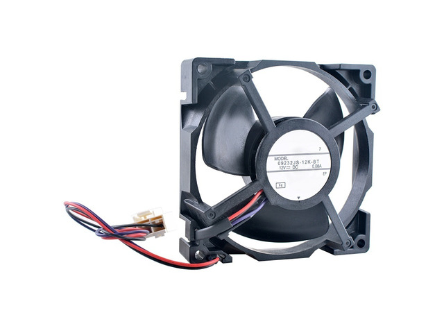 09232JS-12K-BT 92mm 92x92x25mm DC12V 0.08A 3Pin Connector Cooling Fan for Refrig