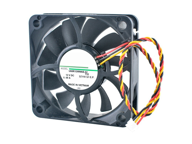 U60R12MMAB-52 60mm 60x60x15mm Quiet Cooling Fan DC12V 0.09A 3Pin for Projector C
