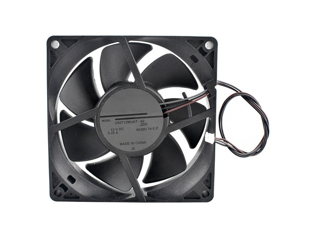 U92T12MUA7-52 92mm 92x92x25mm Axial Flow Cooling Fan DC12V 0.25A 3Pin Fan for Pr